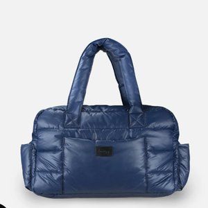 7AM Voyage SoHo Satchel Baby Diaper Bag Tote Waterproof Navy